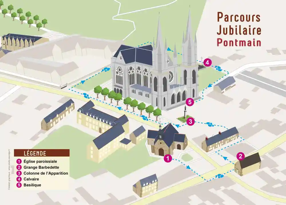 Parcours-jubilaire de Pontmain